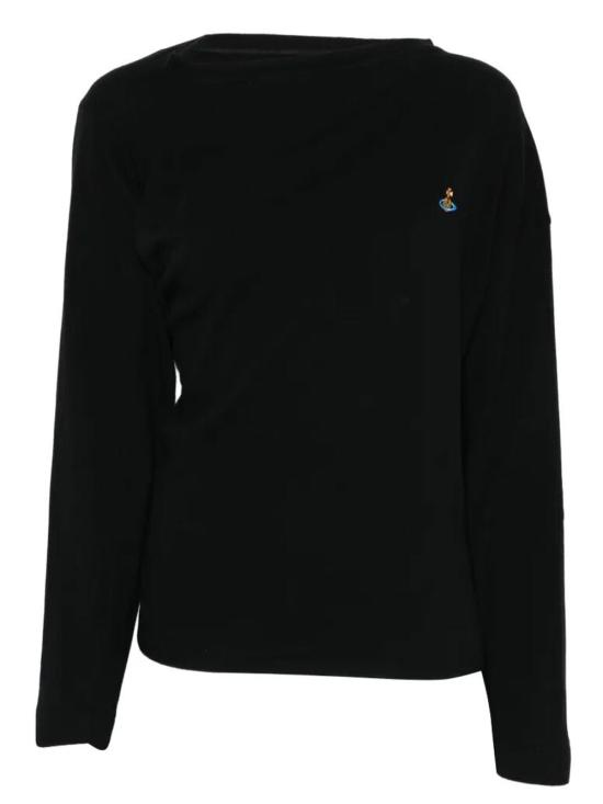 26SS 비비안웨스트우드 반팔 티셔츠 3G010003YJ009C N401 BLACK