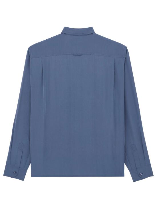 26SS 생로랑 긴팔 셔츠 854249Y2N49 4812 BLUE - SAINT LAURENT