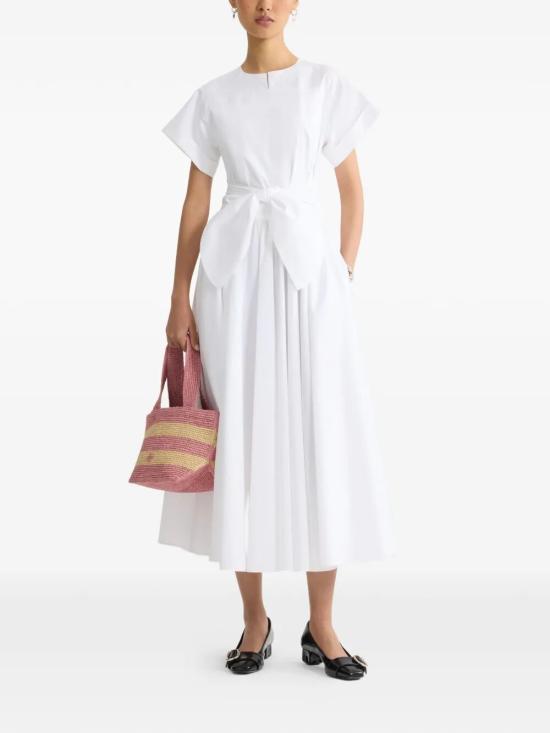 26SS 파투 미디 원피스 DR2410244 001W WHITE - PATOU