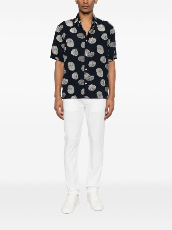 26SS 엠포리오 아르마니 스트레이트 팬츠 EM000062AF22611U0003 WHITE - EMPORIO ARMANI