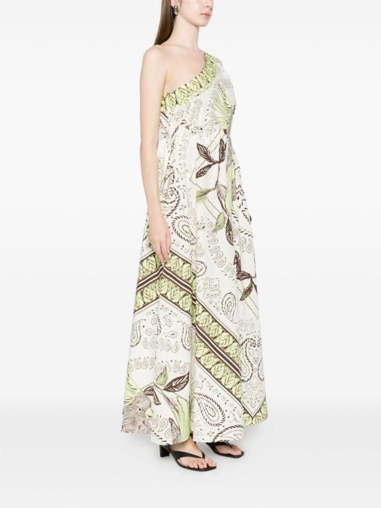 26SS 토리버치 미디 원피스 183753301 WHITE - TORY BURCH