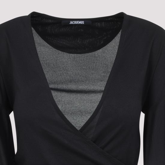 26SS 자크뮈스 반팔 티셔츠 TOW00905AJ00254990 BLACK - JACQUEMUS