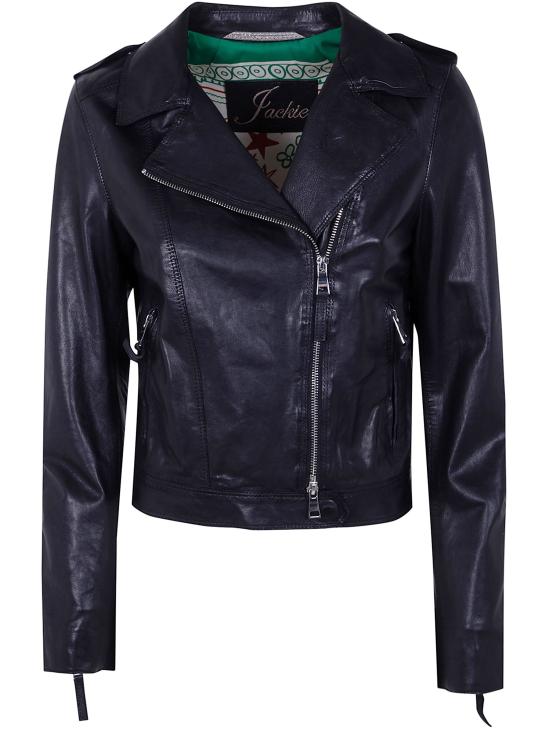 26SS 더 재키 레더스 자켓 CICLONE 20 BLACK