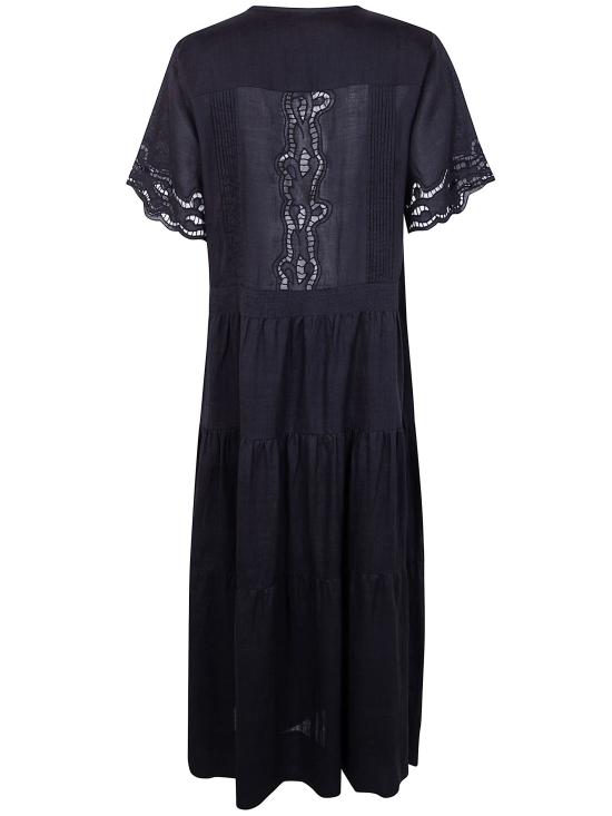 26SS 세븐티 미디 원피스 AB153950300055 999 BLACK - SEVENTY