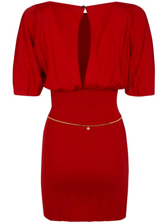 26SS 엘리자베타프랜치 미디 원피스 AM94T62E2 H85 RED - ELISABETTA FRANCHI