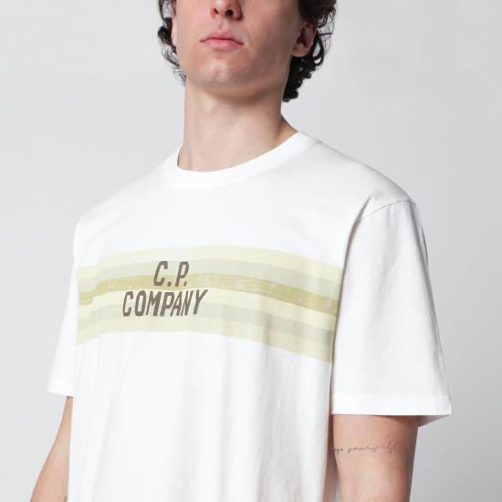 26SS 씨피 컴퍼니 반팔 티셔츠 20CMTS144A110579W White - C.P. COMPANY