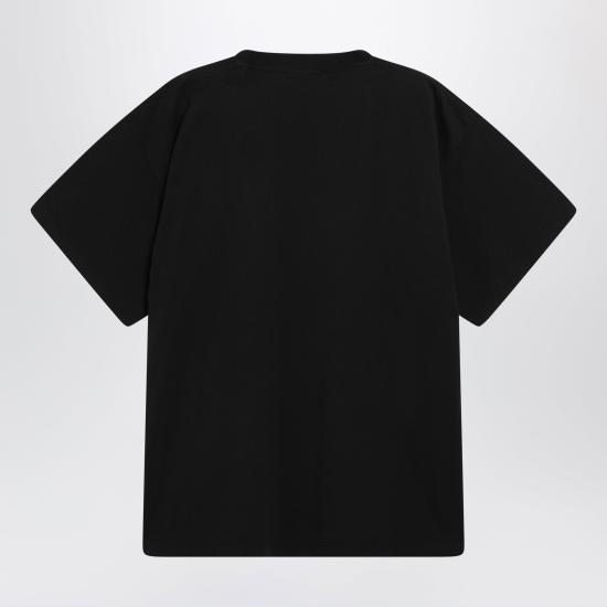 26SS 발렌시아가 탑 850345TUVE7 Black - BALENCIAGA