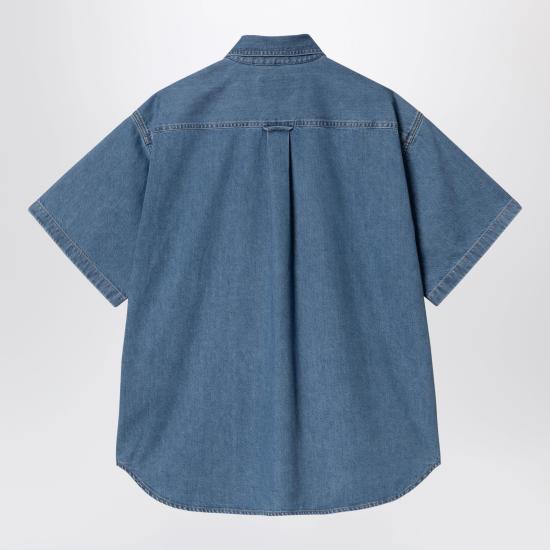 26SS 칼하트 WIP 숏슬리브 루카스 셔츠 I034575DE Blue - CARHARTT WIP