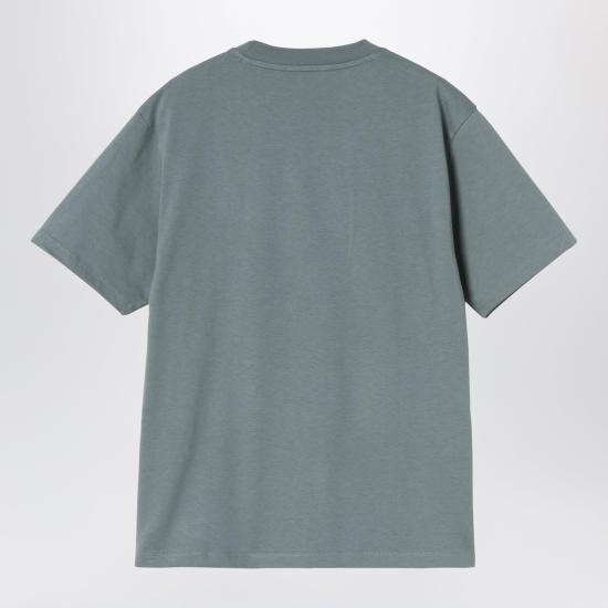 26SS 칼하트 WIP 포켓 하트 숏 슬리브 티셔츠 I032180CO Blue - CARHARTT WIP