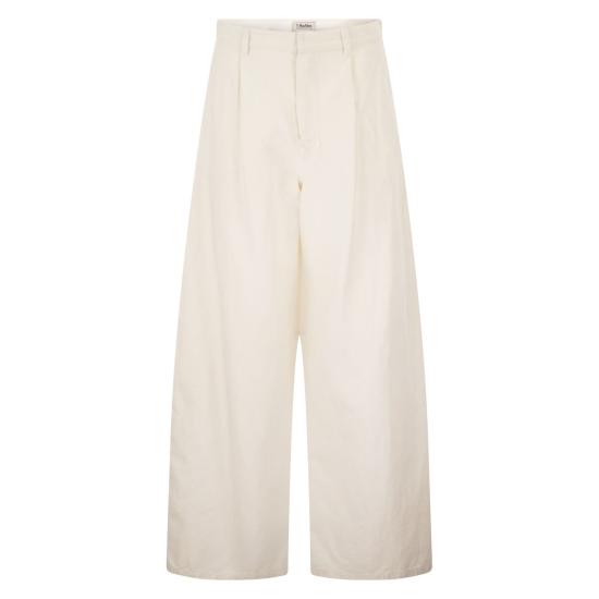 26SS 에스막스마라 스트레이트 팬츠 2619131093600 WHITE