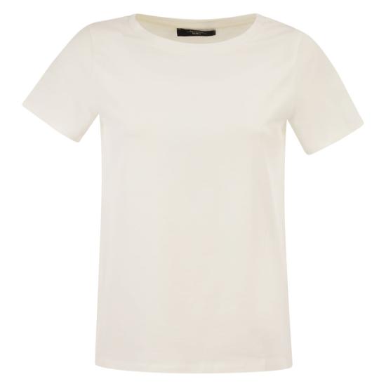 26SS 위켄드막스마라 폴로 티셔츠 2615971012600 WHITE