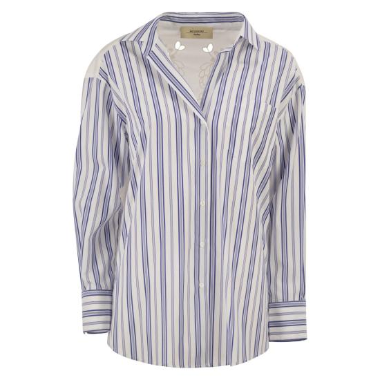 26SS 위켄드막스마라 블라우스/셔츠 2615111012600 WHITE BLUE