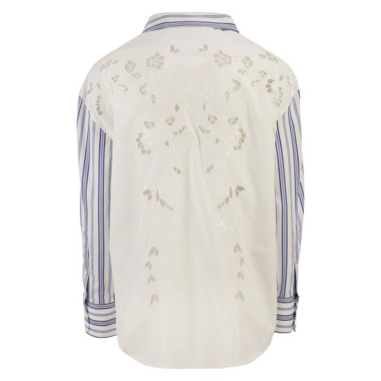 26SS 위켄드막스마라 블라우스/셔츠 2615111012600 WHITE BLUE - WEEKEND MAX MARA