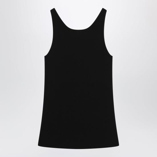 26SS 토템 민소매 티셔츠 252 WRT0504YA0187 Black - TOTEME