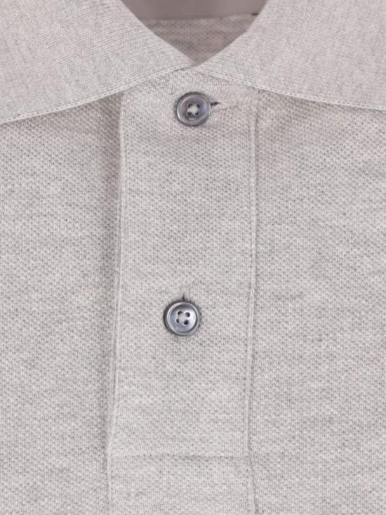 26SS 아미 스몰 하트 로고 폴로 티셔츠 HPL411 7600951 Grey - AMI