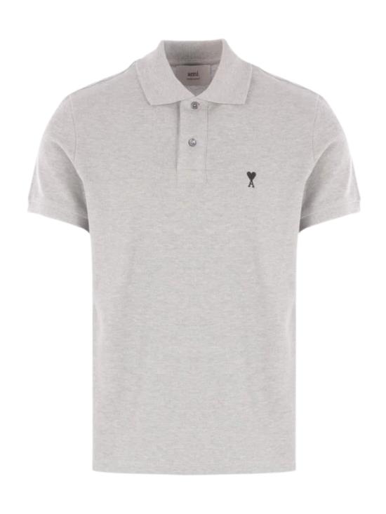 26SS 아미 스몰 하트 로고 폴로 티셔츠 HPL411 7600951 Grey