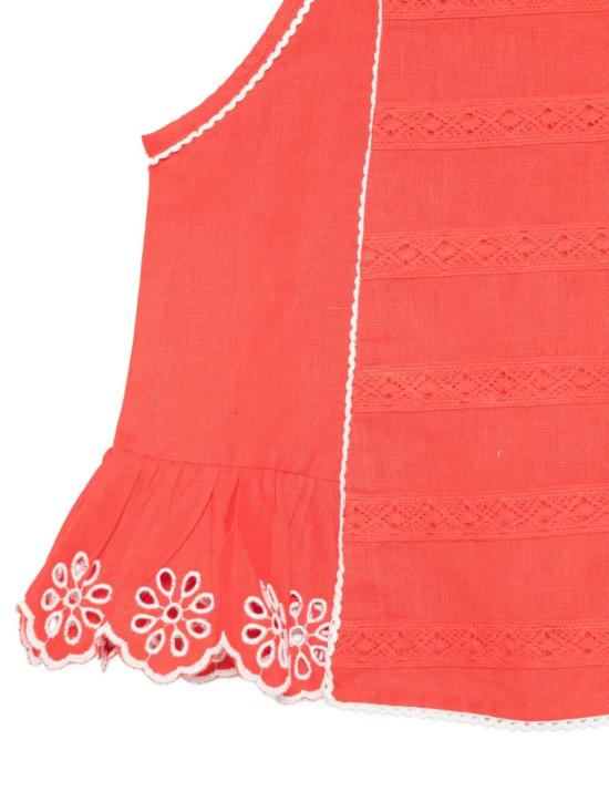 26SS [키즈] 스텔라 맥카트니 탑 TY5B12 Z0138 426 RED - STELLA MCCARTNEY