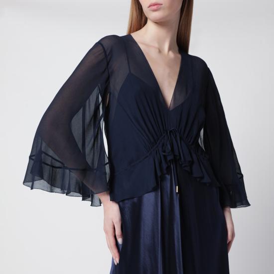 26SS 알베르타 페레티 롱 원피스 04061627 Blue - ALBERTA FERRETTI