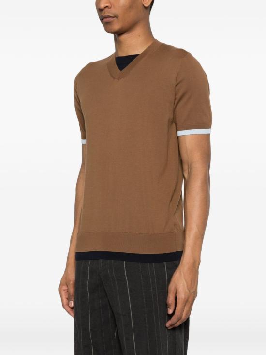 26SS 파올로페코라 반팔 티셔츠 A014F100 1181 Brown - PAOLO PECORA