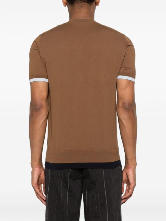 26SS 파올로페코라 반팔 티셔츠 A014F100 1181 Brown - PAOLO PECORA