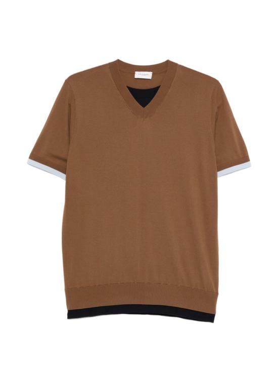 26SS 파올로페코라 반팔 티셔츠 A014F100 1181 Brown