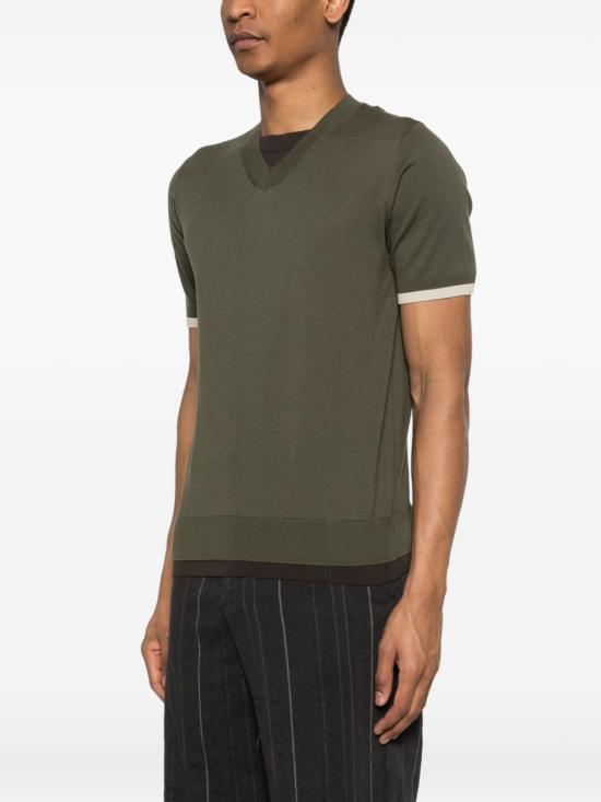 26SS 파올로페코라 반팔 티셔츠 A014F100 5407 Green - PAOLO PECORA