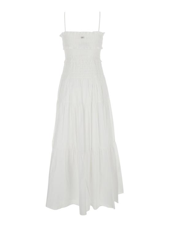 26SS 마이클 코어스 롱 원피스 MS683BFKLZ100 White - MICHAEL KORS