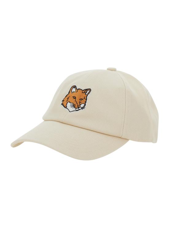 26SS 메종키츠네 폭스 헤드 캡 PM06100WW00960428 White
