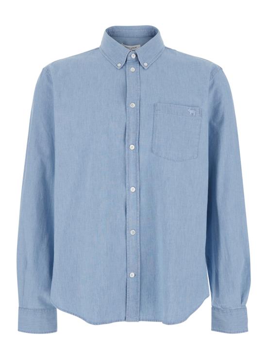 26SS 메종키츠네 셔츠 QM00412WC50060434 Light blue