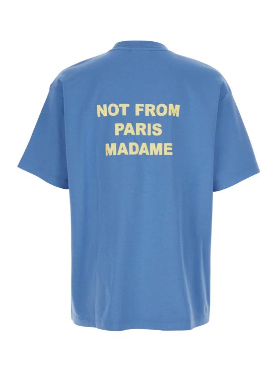 26SS 드롤드무슈 반팔 티셔츠 KTS203CO002ATBL Blu - DROLE DE MONSIEUR
