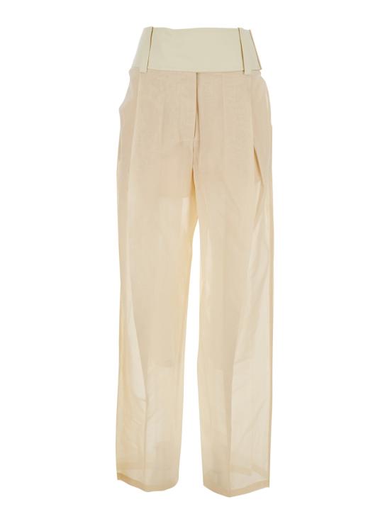 26SS 스포트막스 스트레이트 팬츠 2612131033600001 White