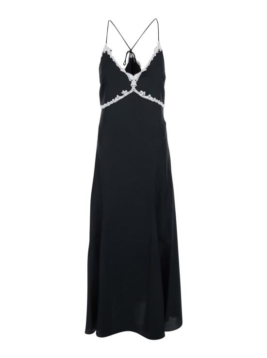 26SS 핑코 원피스 106894A3AVZCB Black