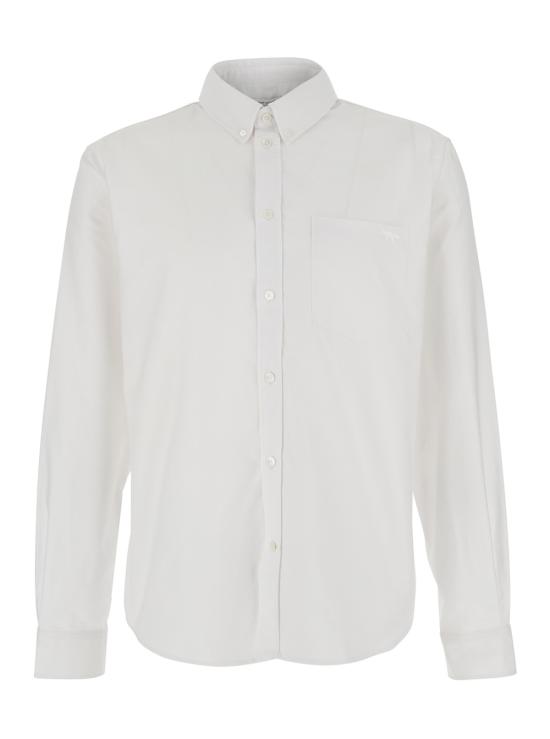 26SS 메종키츠네 긴팔 셔츠 QM00412WC5062P100 White