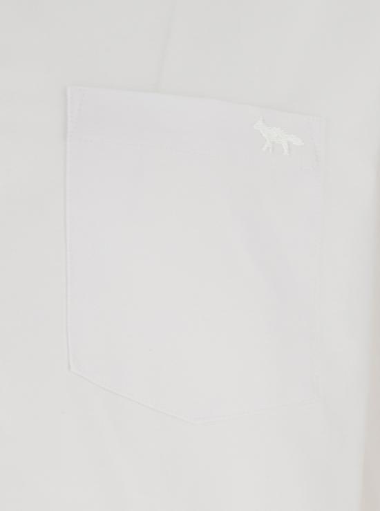 26SS 메종키츠네 긴팔 셔츠 QM00412WC5062P100 White - MAISON KITSUNE