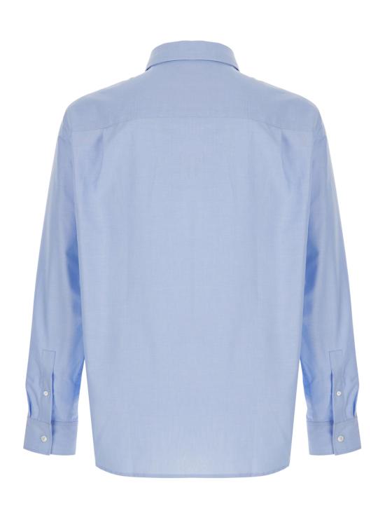 26SS 메종키츠네 긴팔 셔츠 QM00422WC50810434 Light blue - MAISON KITSUNE