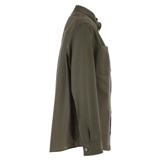 26SS 에르노 블라우스/셔츠 CM000044D MILITARY GREEN - HERNO
