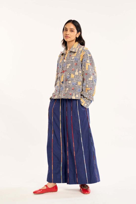  루주타 셰스 자켓 아스트리드 재킷 틱택 프린트 - RUJUTA SHETH