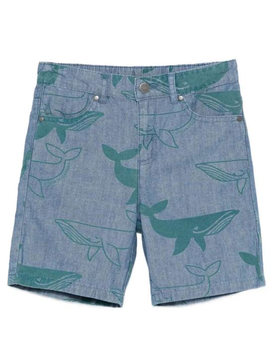 26SS [키즈] 스텔라 맥카트니 데님 숏팬츠 TY6Q29 Z3546 606MC AZZURRO MULTI