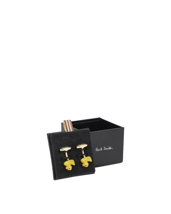 25SS 폴 스미스 커프스 링크/타이 홀더 M1A CUFF PDUCK 10 GIALLO - PAUL SMITH