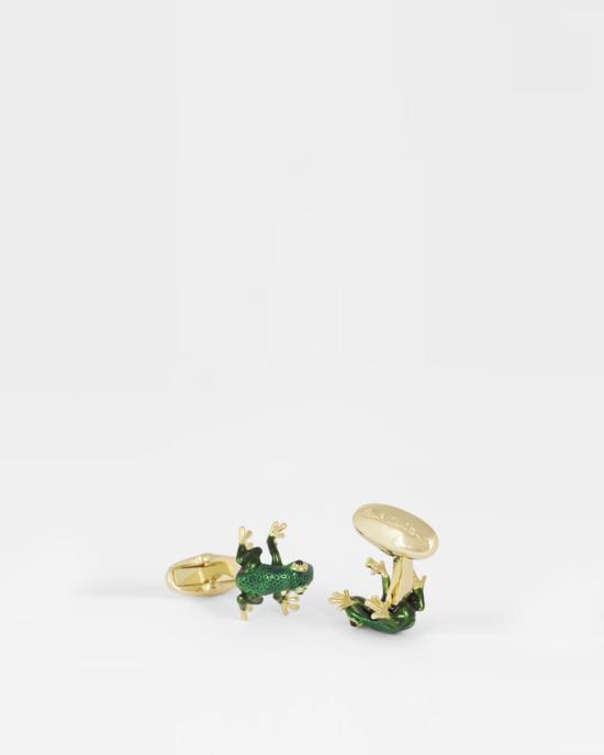 25SS 폴 스미스 커프스 링크/타이 홀더 M1A CUFF PFROG 30 VERDE - PAUL SMITH