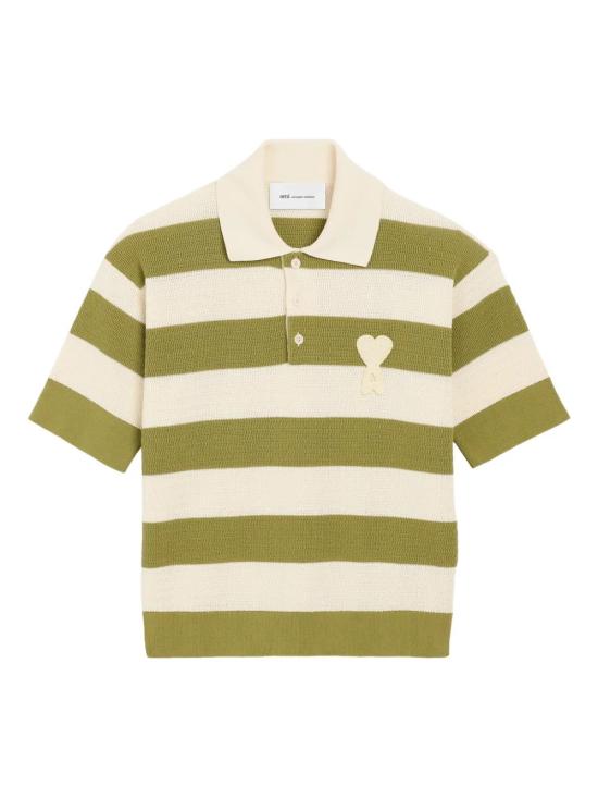 26SS 아미 폴로 티셔츠 FPL430 KN0153A041 White