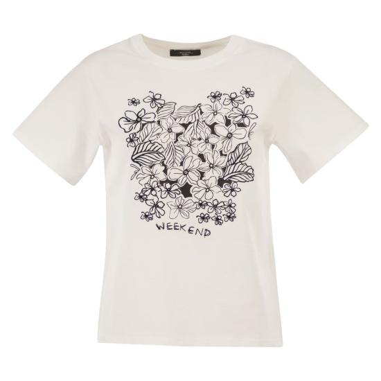 26SS 위켄드막스마라 폴로 티셔츠 2615971042600 WHITE