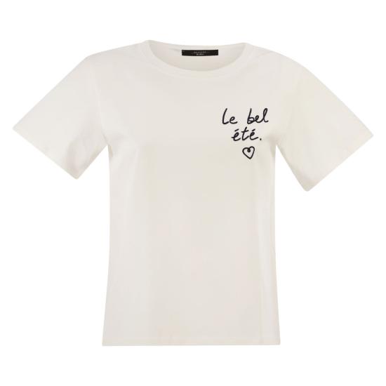 26SS 위켄드막스마라 폴로 티셔츠 2615971042600 WHITE