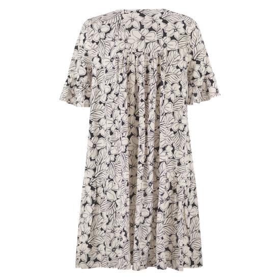 26SS 위켄드막스마라 미디 원피스 2615621072600 WHITE BLACK - WEEKEND MAX MARA