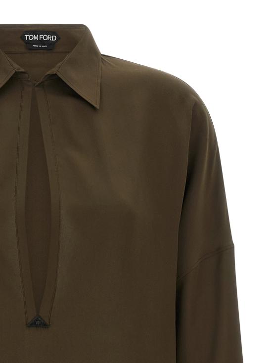 26SS 톰포드 미디 원피스 AB3632FAX1703GCW Green - TOMFORD