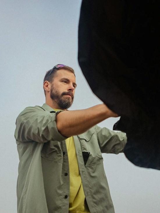  클라터뮤젠 셔츠 Klättermusen Syn Ls  그린 레이크 - KLATTERMUSEN