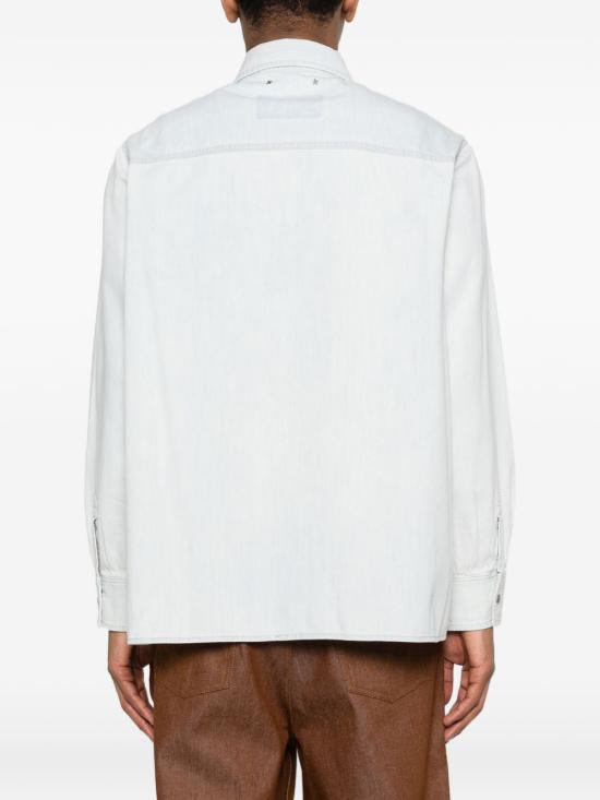 26SS 골든구스 셔츠 GMP02519 P00235950491 Clear Blue - GOLDEN GOOSE