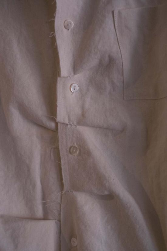  Kenta Nagamine 탑 나가미네 켄타 미노 와시 핸드 조각 셔츠 내추럴 - OTHER BRANDS