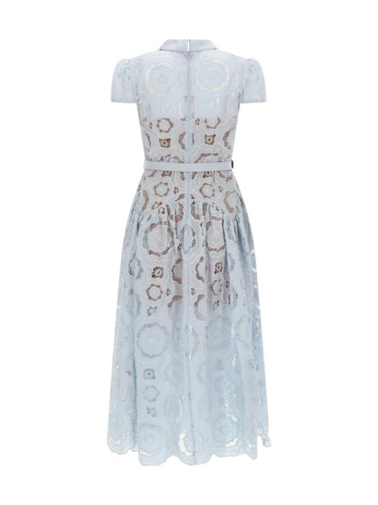 26SS 셀프 포트레이트 롱 원피스 RS26 167MB BL BLUE AZURE - SELF PORTRAIT