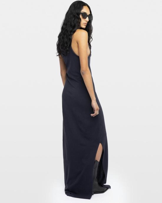 26SS 자딕앤볼테르 미디 원피스 JWDR01126 404 Encre - ZADIG & VOLTAIRE